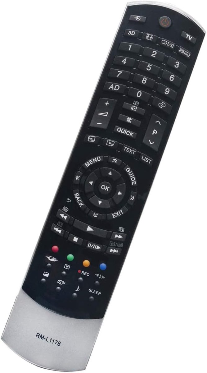 Afstandsbediening CT-90369 - Vervangend model - Geschikt voor diverse Thoshiba tv's - Eenvoudig in gebruik - ShopVlot