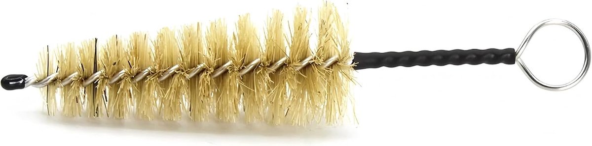 Nozzle brush voor blaasinstrumenten - natuurlijke haren - diepgaande reiniging - geschikt voor saxofoon en klarinet - ShopVlot