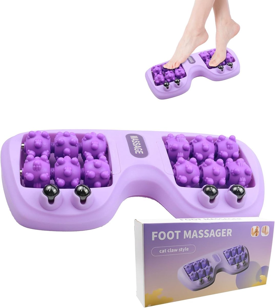 Massage roller voor voeten - handmatig - ontspannend - verbeter bloedcirculatie - ShopVlot