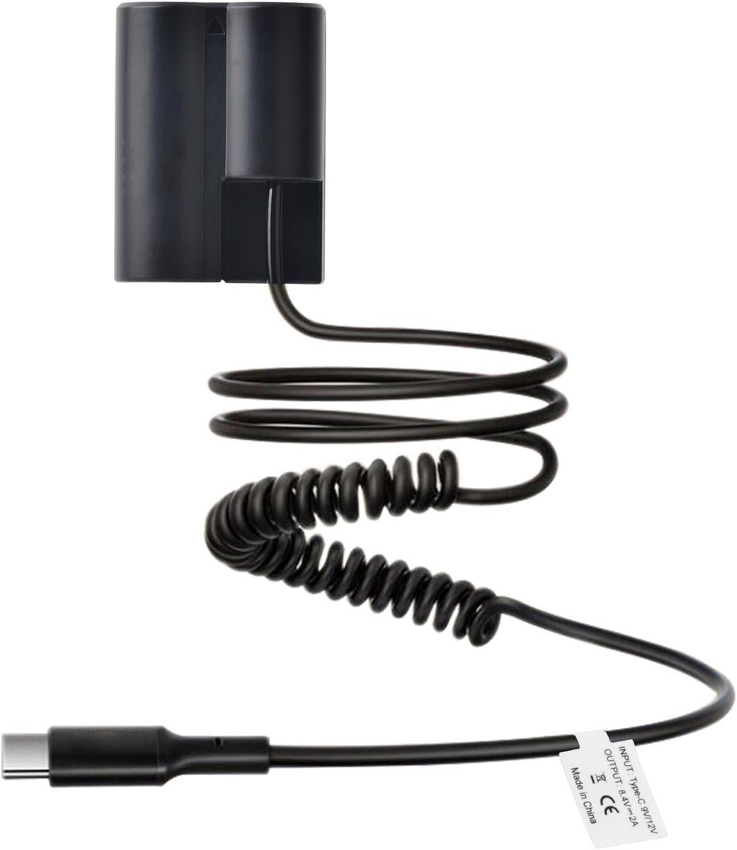 Dummy batterij NP-W235 - Voor Canon EOS R8 R10 R50 RP 77D 200D - Oplossing voor frequent batterij vervangen - ShopVlot