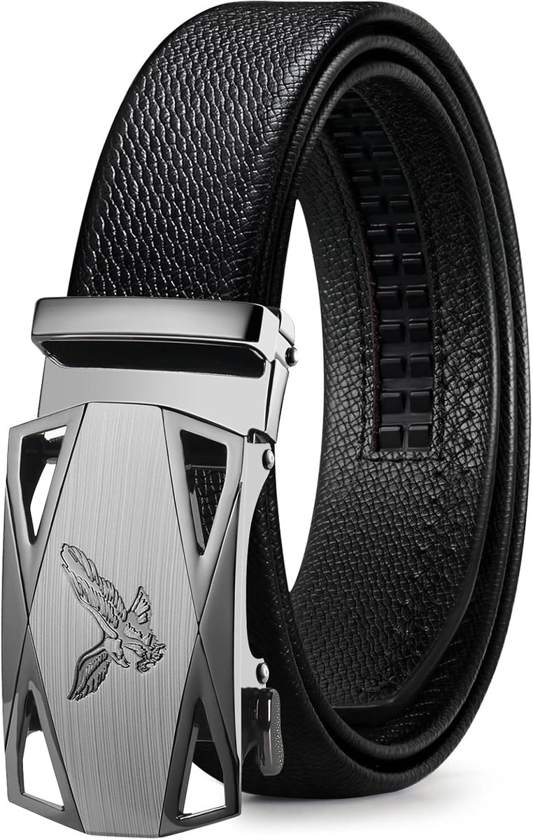 Herenriem 35 mm - Leer - Ratchet Automatische Sluiting - Perfect voor Zakelijke Kleding - ShopVlot