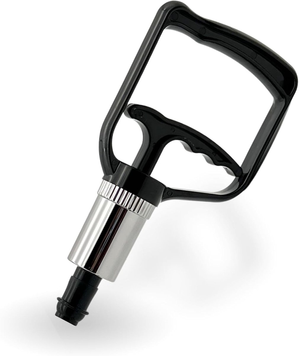 Cuppomp chroom - handmatige vacuümpomp - ergonomisch design - ideaal voor therapie - ShopVlot