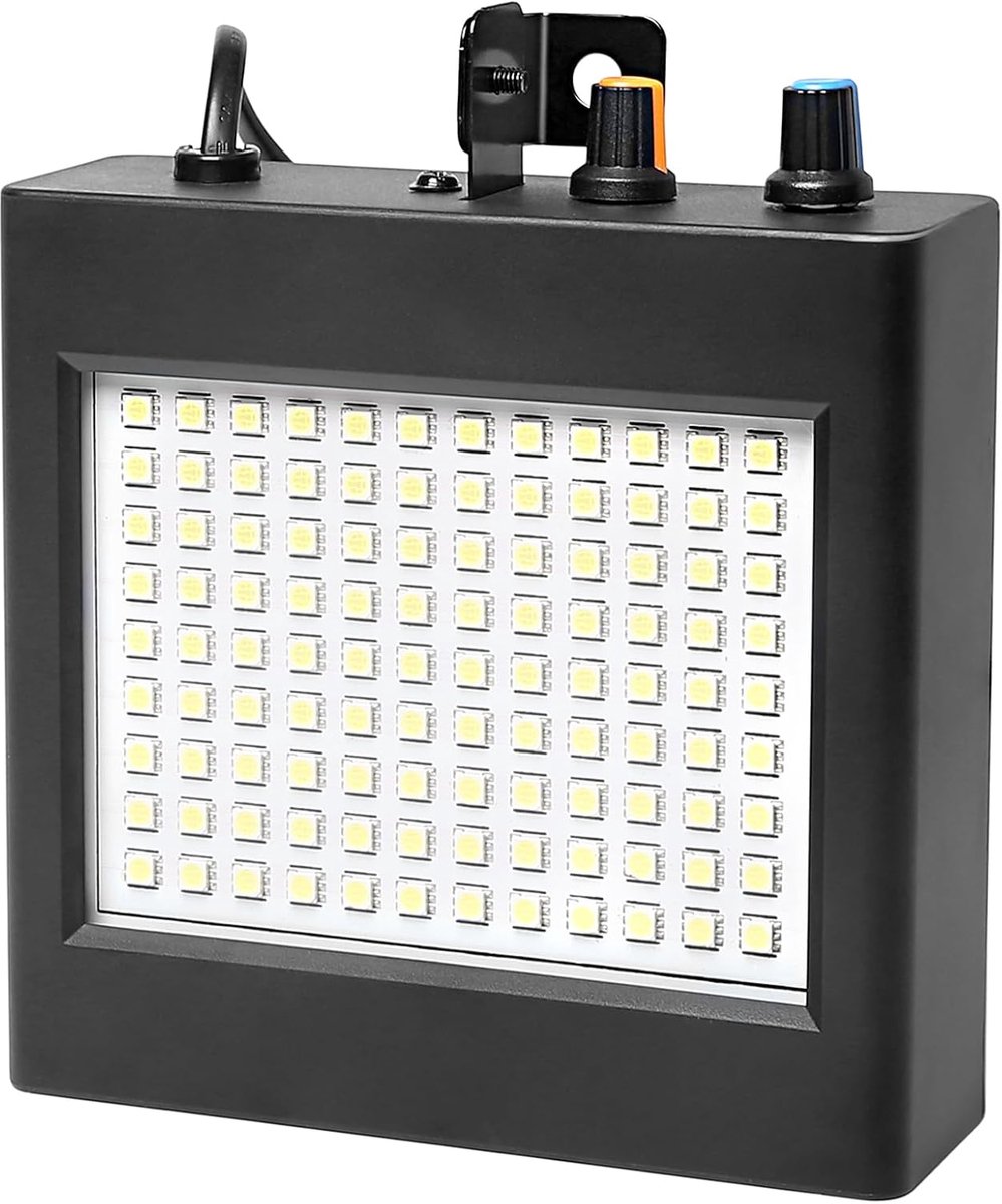 Led Strobe Disco Licht - 48 Led Superheldere Stroboscoop - Compact en Lichtgewicht - Perfect voor Feesten - ShopVlot