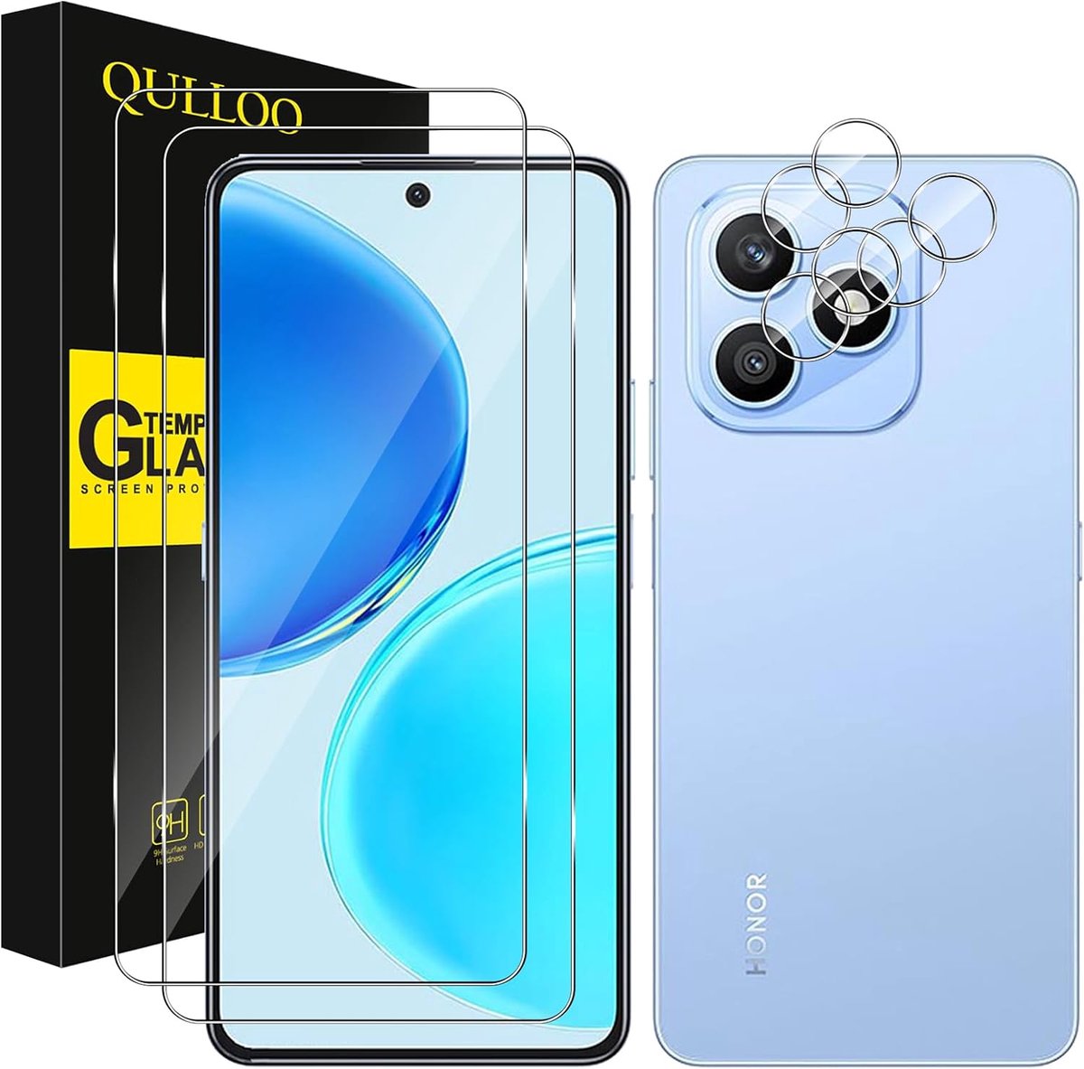 Beschermfolie voor Honor X8D - pantserglas - HD helder - optimale bescherming - ShopVlot