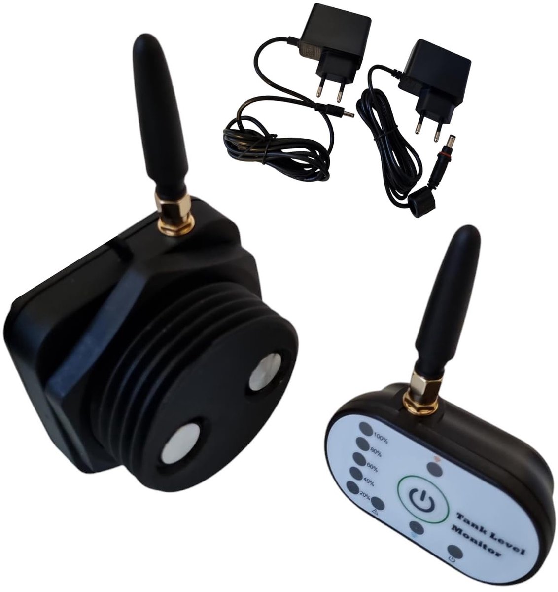 Ultrasone waterpeil sensor 2.4Ghz - Wifi verbinding - Pushmeldingen bij vulniveau - Voor smarthome apps - ShopVlot