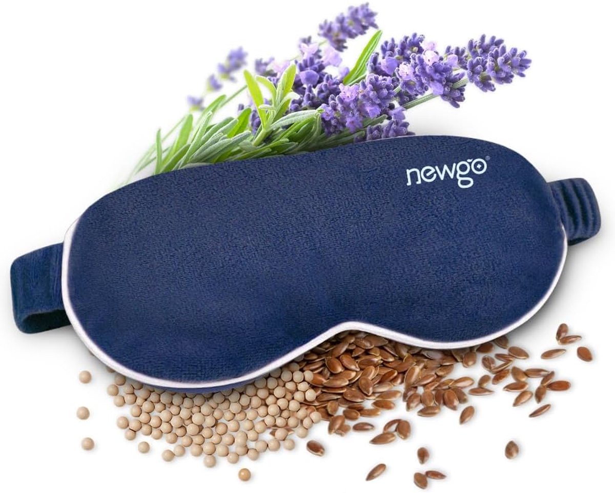 Oogmasker voor droge ogen - blauw - verfrissend - ideaal voor ontspanning - ShopVlot