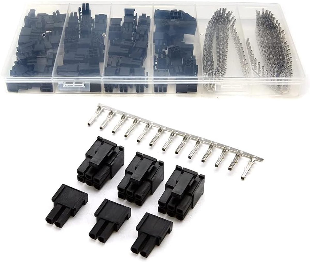 400 stuks krimpbushings - stekker en pinplug - 50 stuks 5557 8 connectors - veelzijdige kabelverbindingen - ShopVlot
