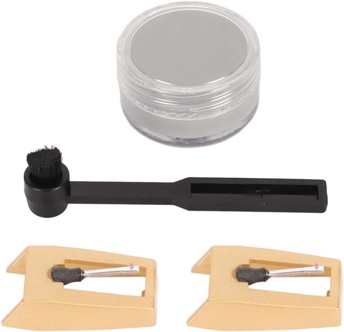 Reinigingsgereedschap voor stylus - antistatische borstel - voor vinylplaten - optimale geluidskwaliteit - ShopVlot