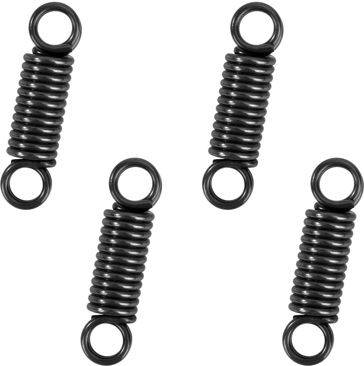 Spiraalveren 45 mm - Tension springs met haken - 180 graden haak - Sterke piano draad - ShopVlot