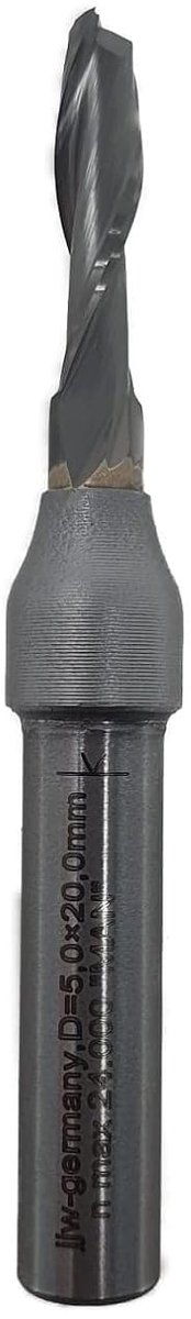 Spiraalsleuffrees Z= 2 - HSS met stalen schacht 8mm - CNC geslepen voor optimale chipafvoer - Perfecte afwerking - ShopVlot