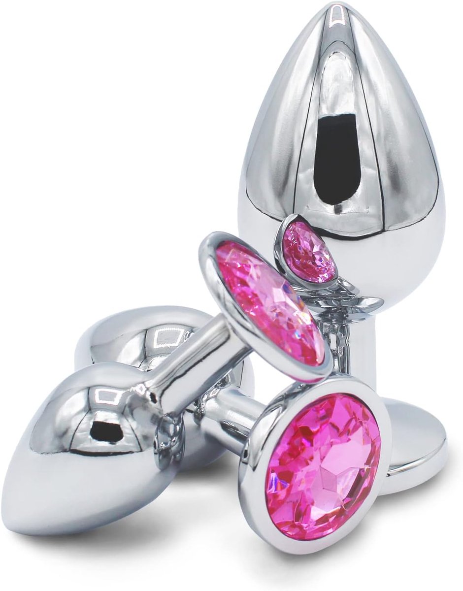 Buttplug Trio Pack - RVS - Unisex - Verken nieuwe sensaties - ShopVlot