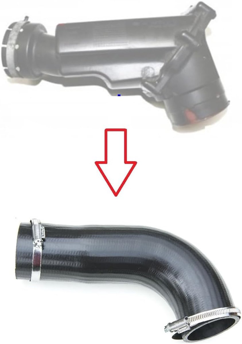 Resonatorpijp turbo slang - OEM 30740895 30740896 - Inclusief slangklemmen - ShopVlot