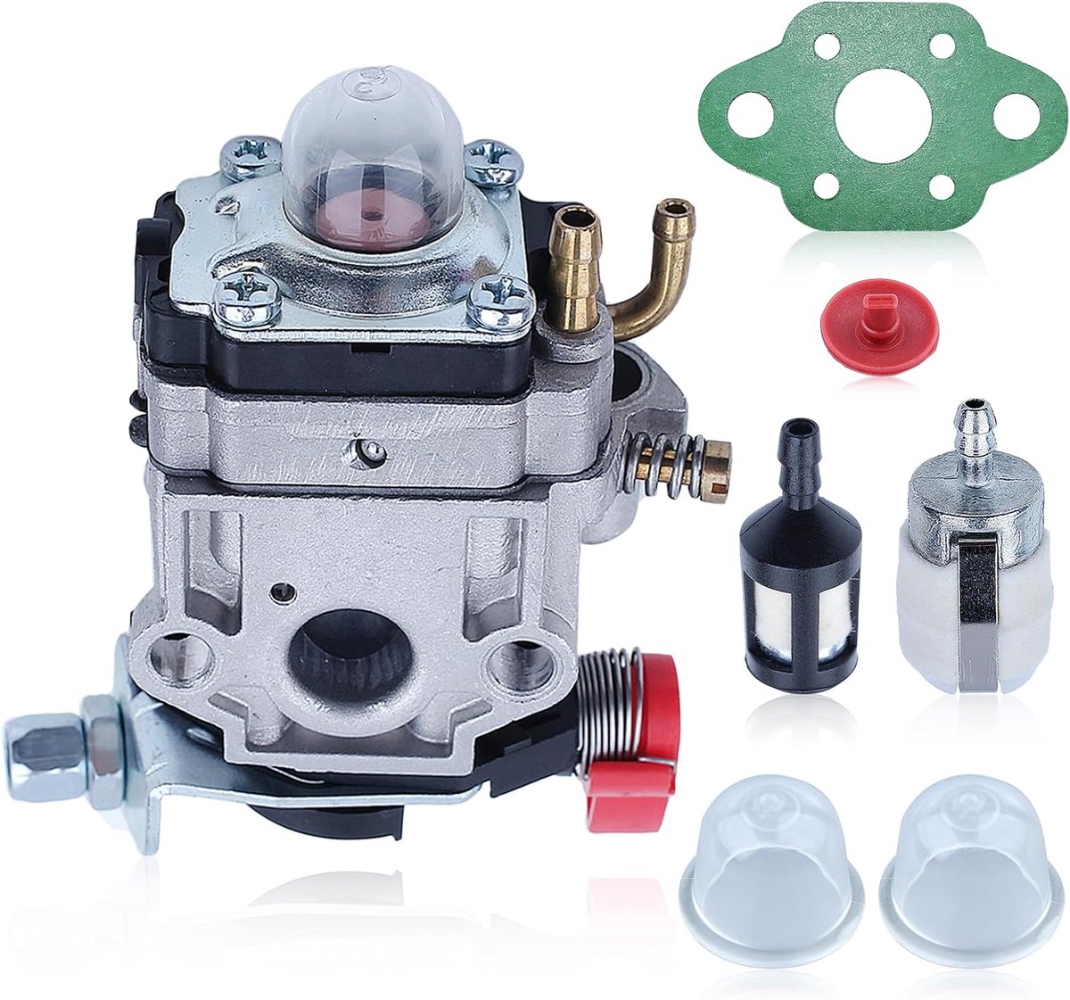 afdichting terugslagklep kit, voor Kawasaki Th23 Th26 Th34 23cc 25cc 26cc 33cc 35cc trimmer,