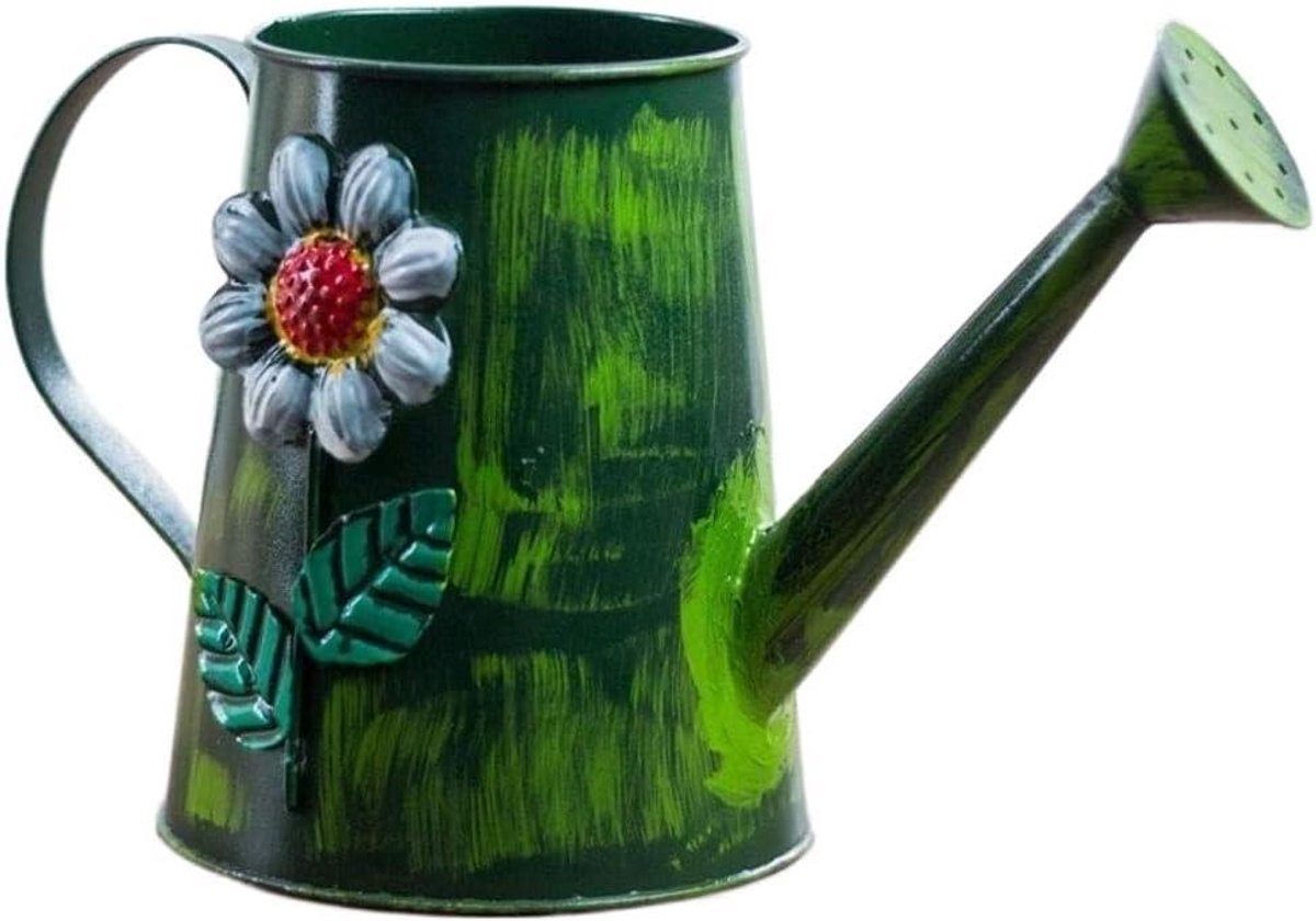 Ijzeren Gieter - Bloemen Gieter - Planten Water Geven - Stijlvol Modern Design - 2 Liter - Zwart