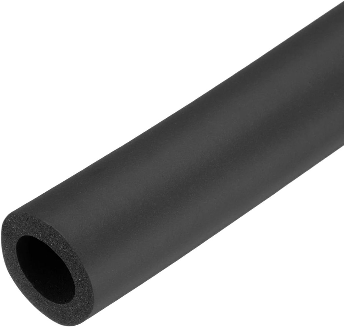Buisisolatie schuim, diameter 18 mm isolatiedikte 6 mm verwarmingsbuisbekleding voor fitnessapparatuur, buizen, handgrepen (Zwart)