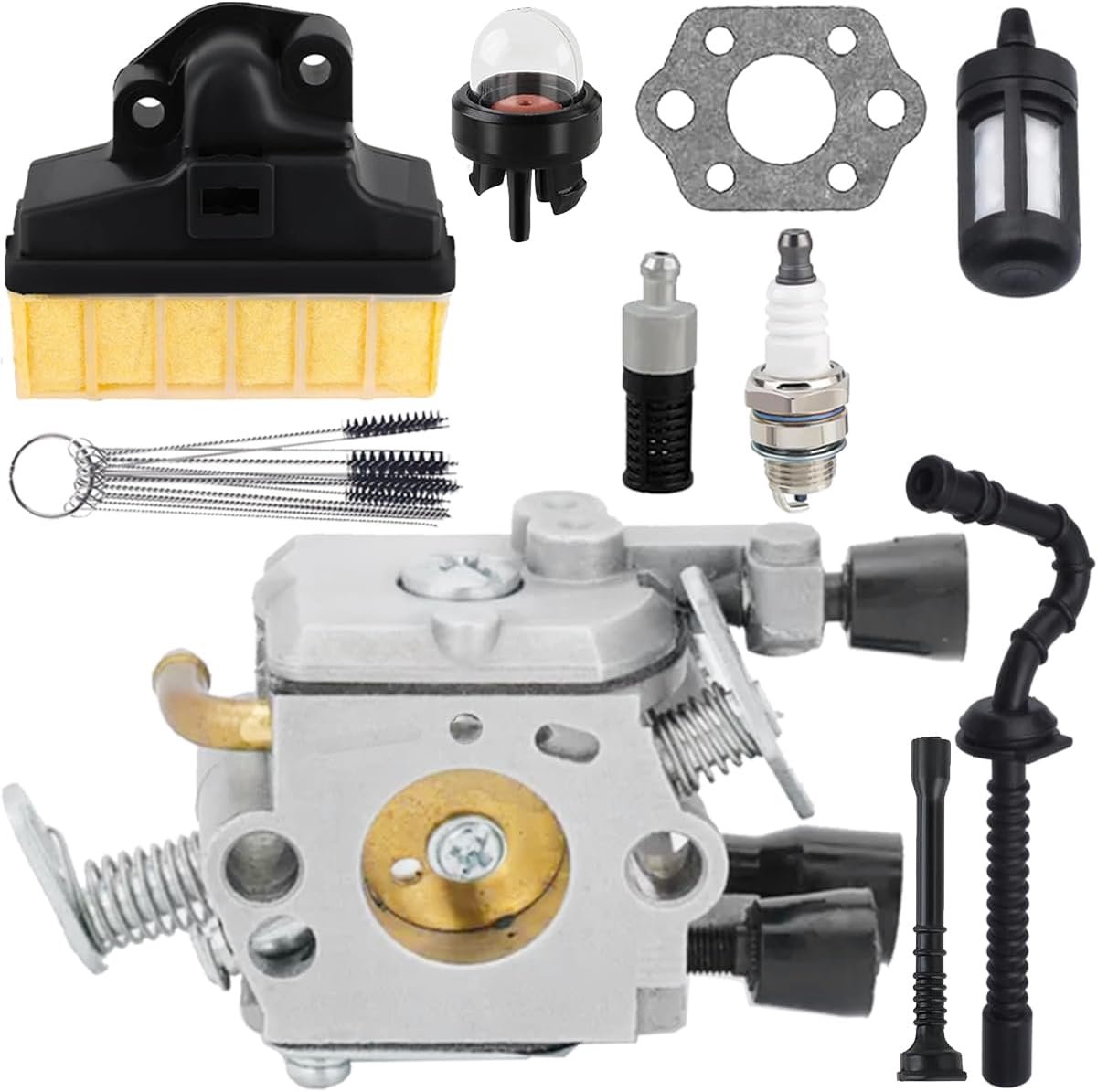 MS250 Carburateur voor Stihl MS 250 021 MS210 023 MS230 025 Kettingzaag vervangen voor Walbro 1123 120 0605 WT-215 WT-286 C1Q-S11E C1Q-S11G C1Q-S77 6 C1Q. -S76A C1Q-S76E 1123-120-0603