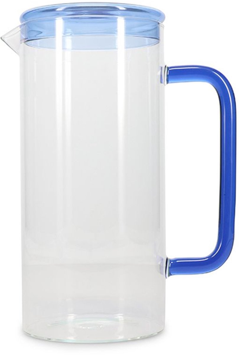 ONA Karaf 120cl met deksel blauw Cruse