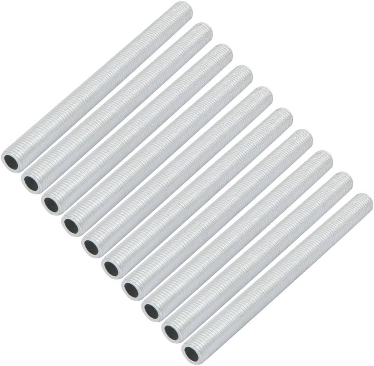 map 10 stuks M8 1 mm schroefdraad verzinkt slangtuit stuk lamp 95 mm lang