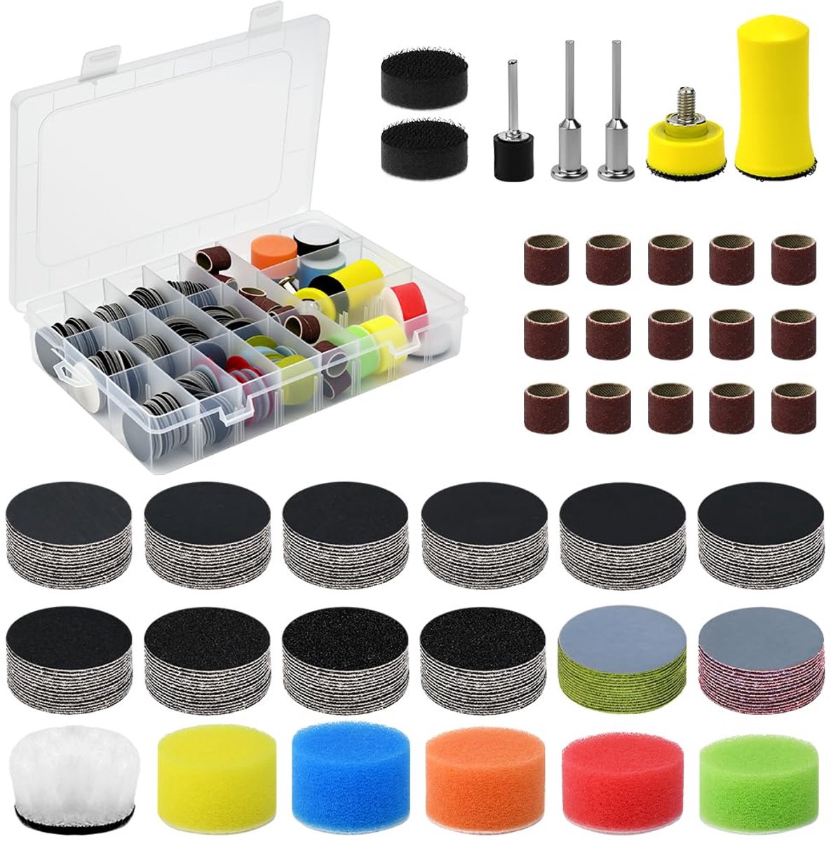 268 stuks 25 mm slijpschijvenset