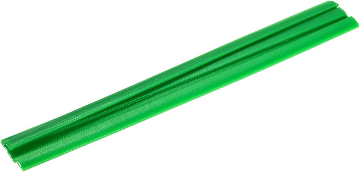 5 groene kunststof lasstaven 9,5 mm x 250 mm platte band van polyethyleen met hoge dichtheid voor reparatie watertanks pallets heftrucks vuilnisbakken troggen (0,4 x 10 inch)