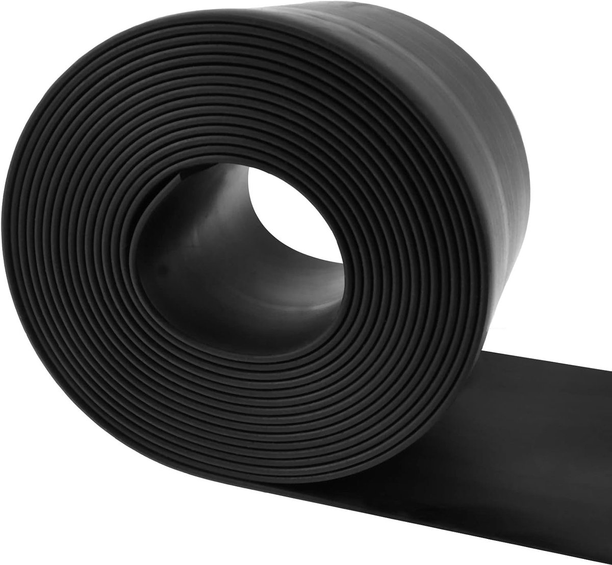 Rubberen strips, neopreen rubbermat, massief rubber, rubberen profiel, rubberen plaat voor afdichtingen, vloerbescherming, trillingsbescherming, afdekking, doe-het-zelf (75 mm x 1,5 mm x 3 m)