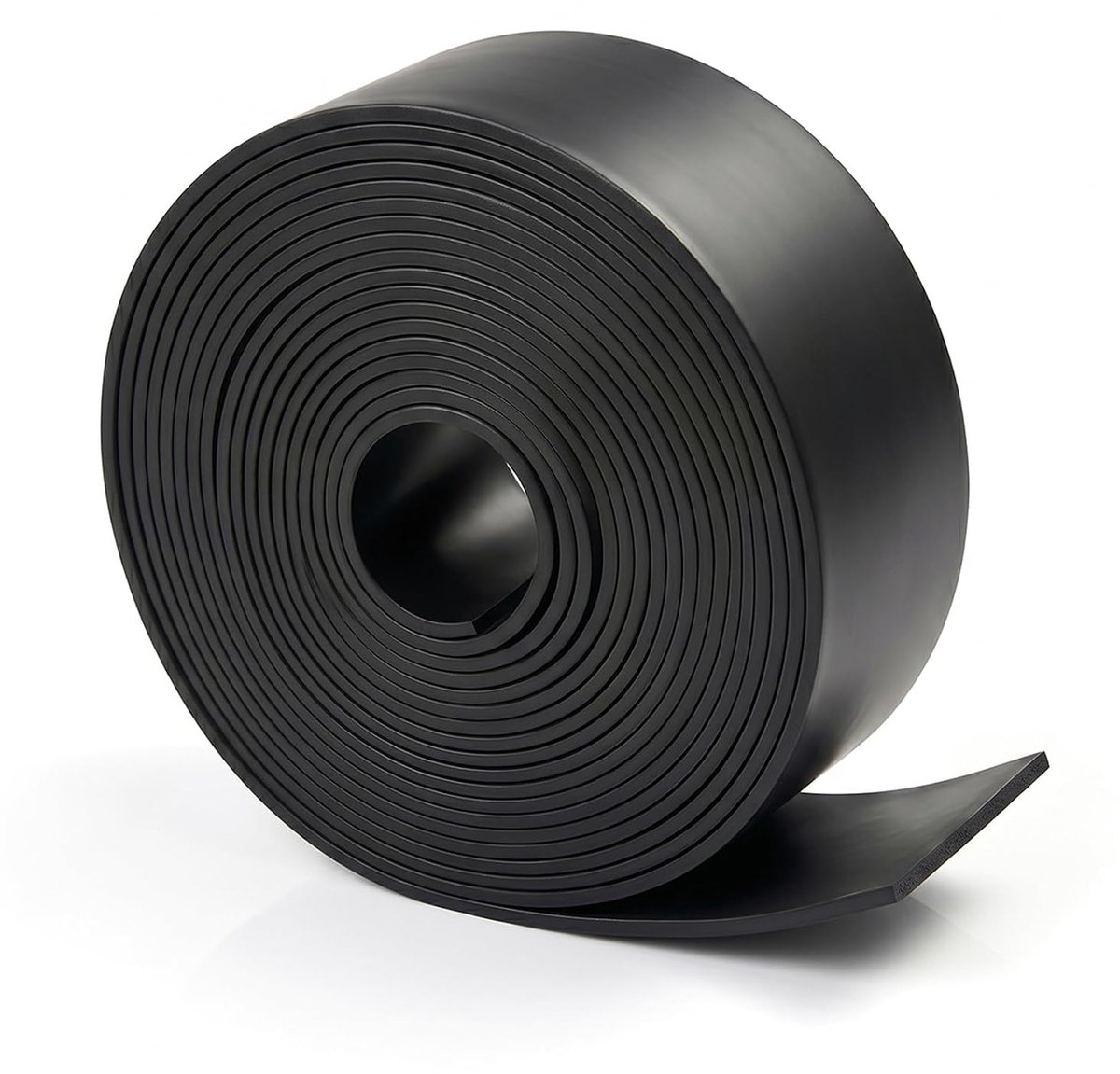 Rubberen band, 1,5 mm x 25 mm x 3,5 m, neopreen rubberen mat, antislip