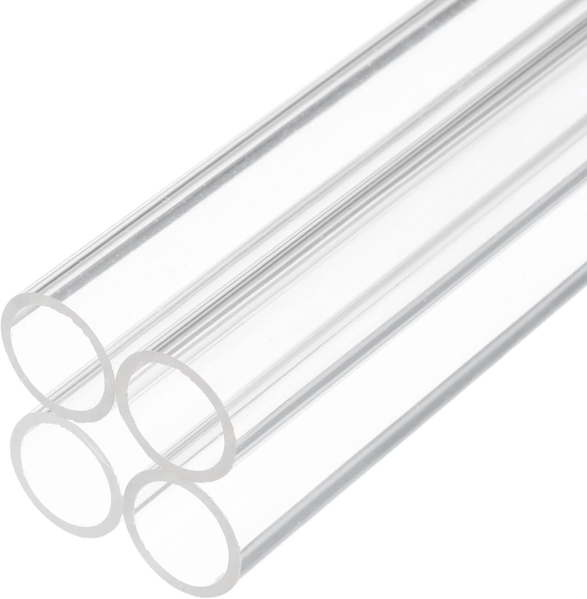 Plastic stijve buis 16 mm x 20 mm (5/8 "x 0,8 inch) acryl buis ronde polycarbonaat buis, [voor sanitair, hydrauliek, aquarium, doe-het-zelf] - 4 stuks