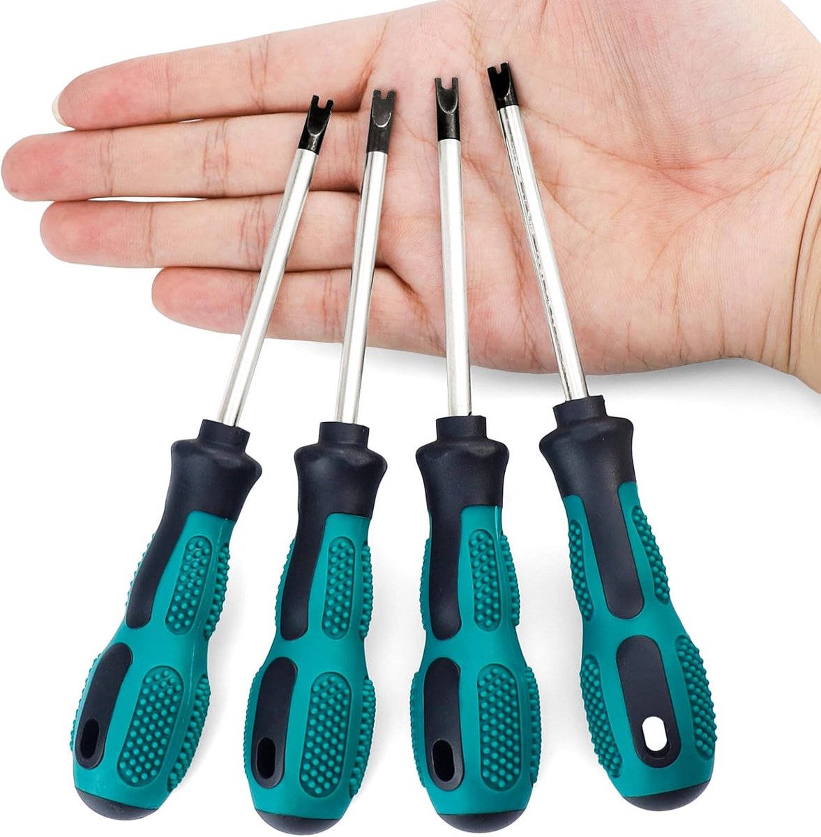 4 stuks U-type speciale schroevendraaiers M1.7 / M2.0 / M2.3 / M2.6 U-vork type magnetische schroevendraaier multifunctioneel handgereedschap kit bits magnetische sleufschroevendraaier M-type