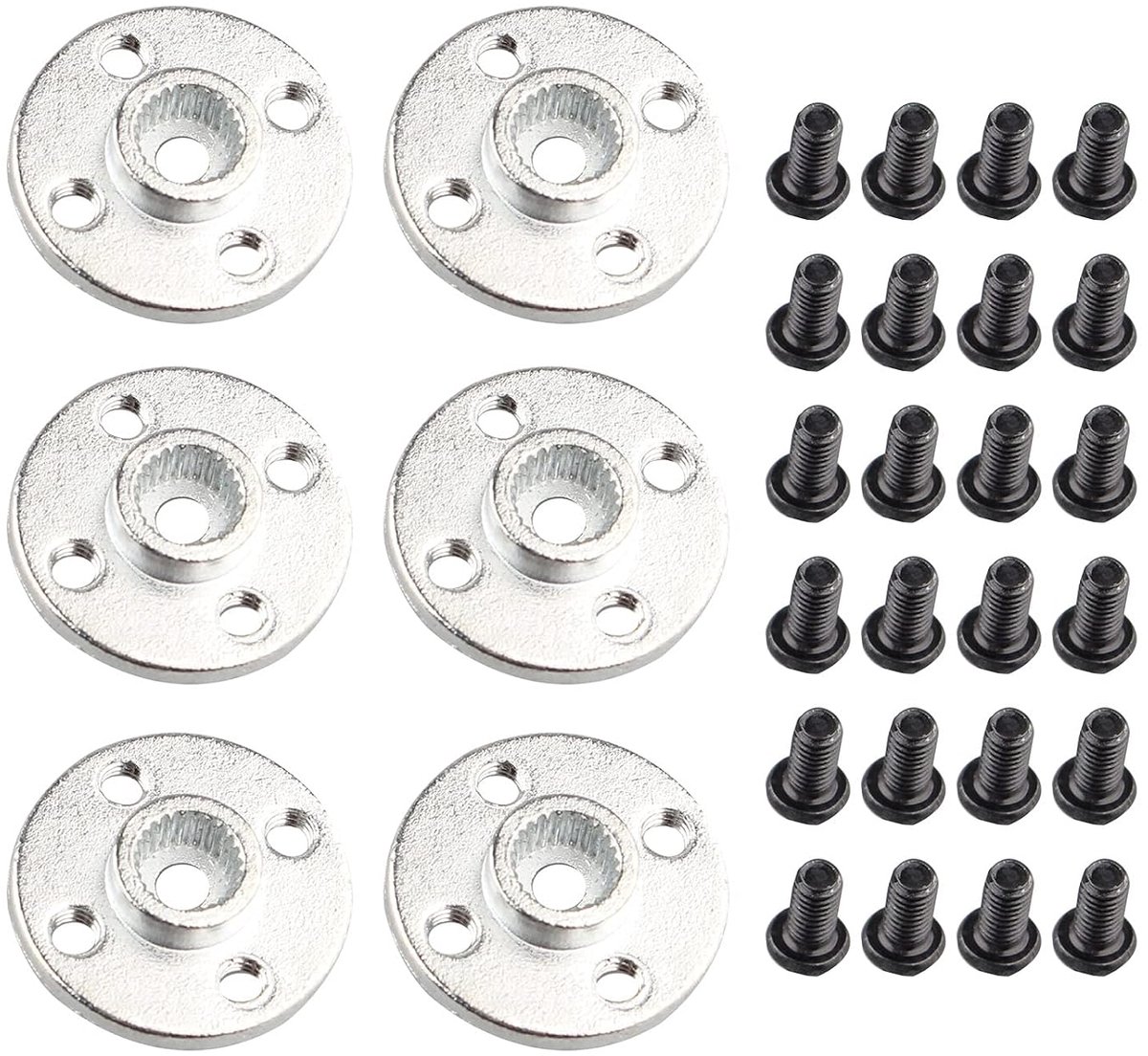 6 Stuks Metalen Servo Arm 25 T Schijf Matal Horns voor RC Servos Robot