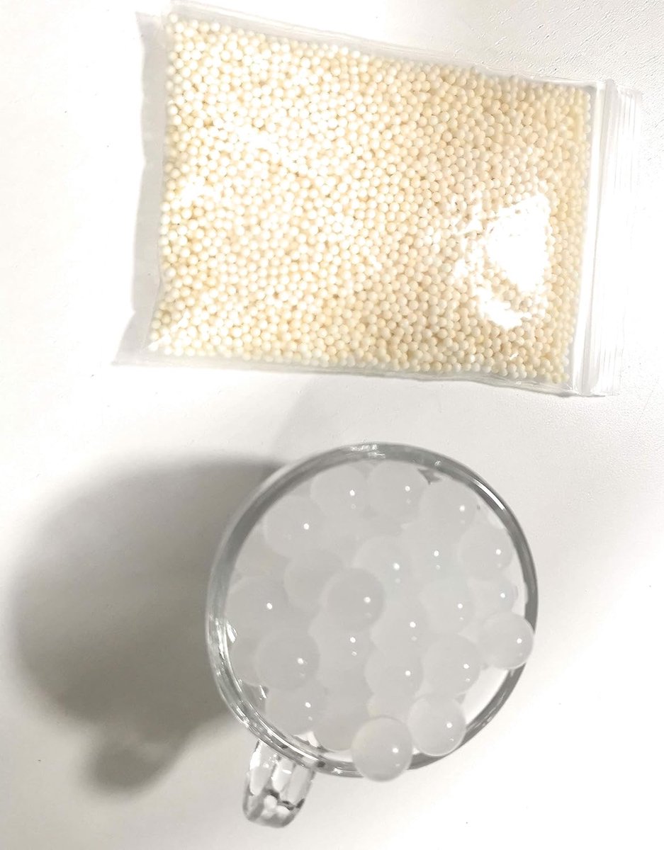 Kralen, 45-50 gram, verschillende kleuren, gemengd, kristal-gel terreno gelatine kralen, voor decoratie, bruiloft, Kerstmis, tuin, keuken