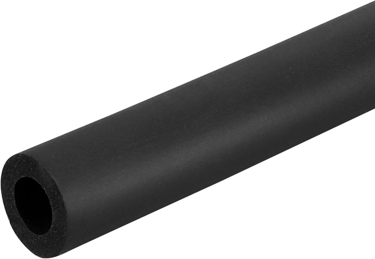 Isolatie schuim buis residu isolatie pijpleiding 12 mm (1/2") ID 22 mm (7/8") AD 3,3ft warmtebehoud voor handgreep grip ondersteuning