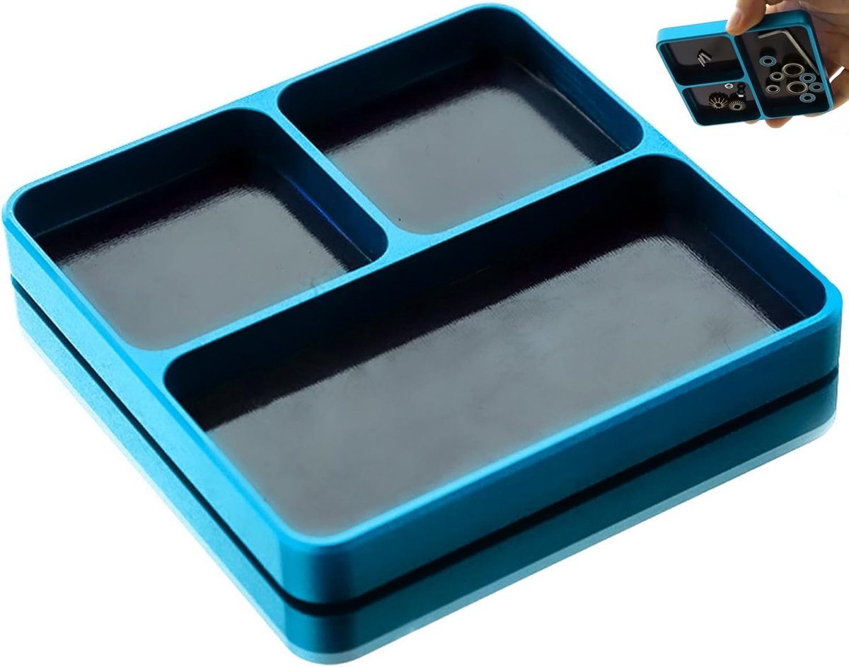 gereedschapsbakorganizer, klein dienblad voor elektronische reparatieschroeven, magnetische gereedschapskisten kleine onderdelen houder voor organisatie, opberggereedschap voor schroef