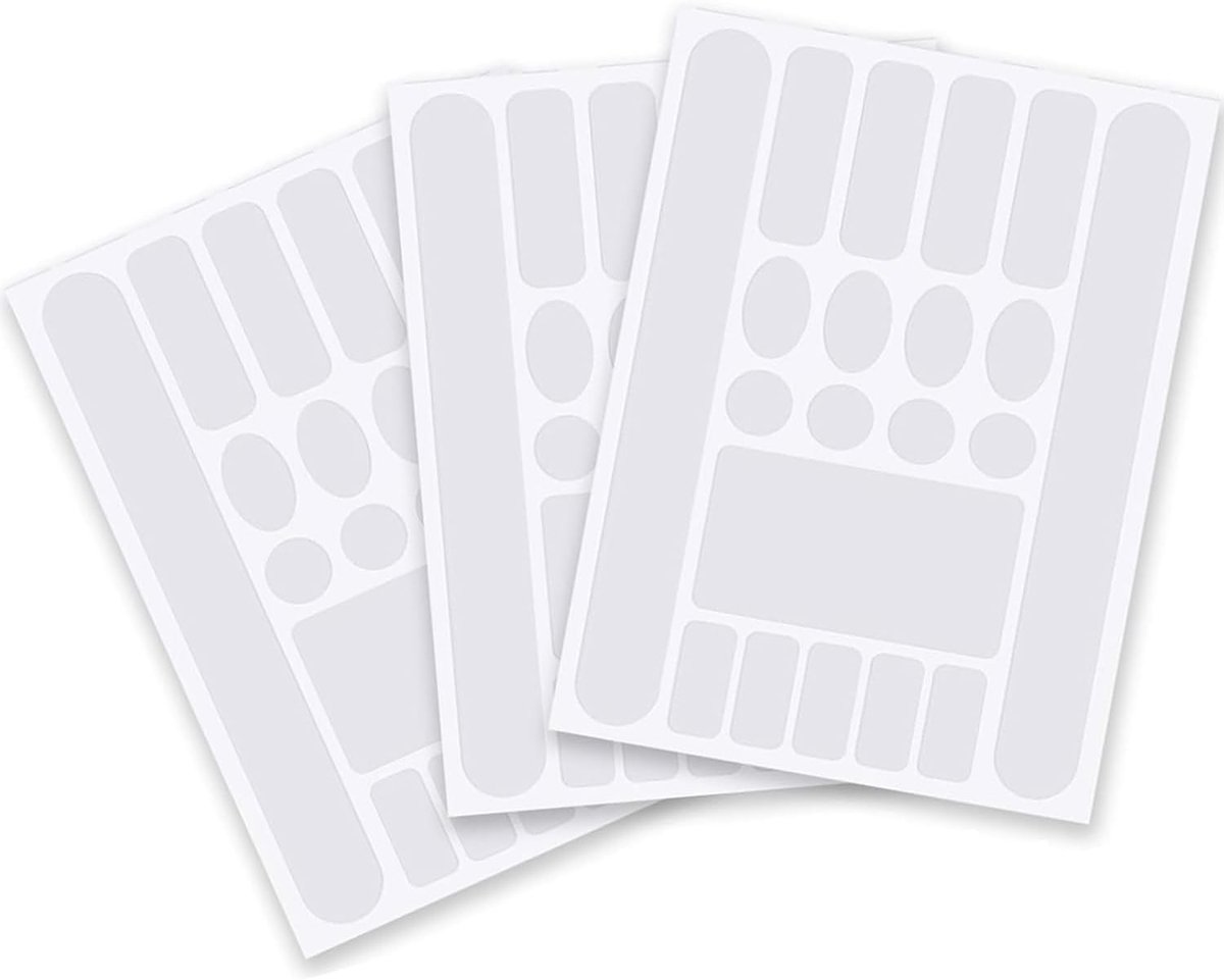 3 stuks transparante fietsframe-bescherming carbon stickers - krasbestendige beschermfolie voor fietsframes, voorkomt lakschade en krassen op bergen, wegen, vouwfietsen