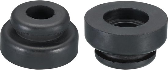 Rubberen bevestigingsvoeten, 4-pack voetsteun, antivibratiekussen, vervanging voor airconditioner, koelkast, elektrische motor, zwart — afbeelding 5