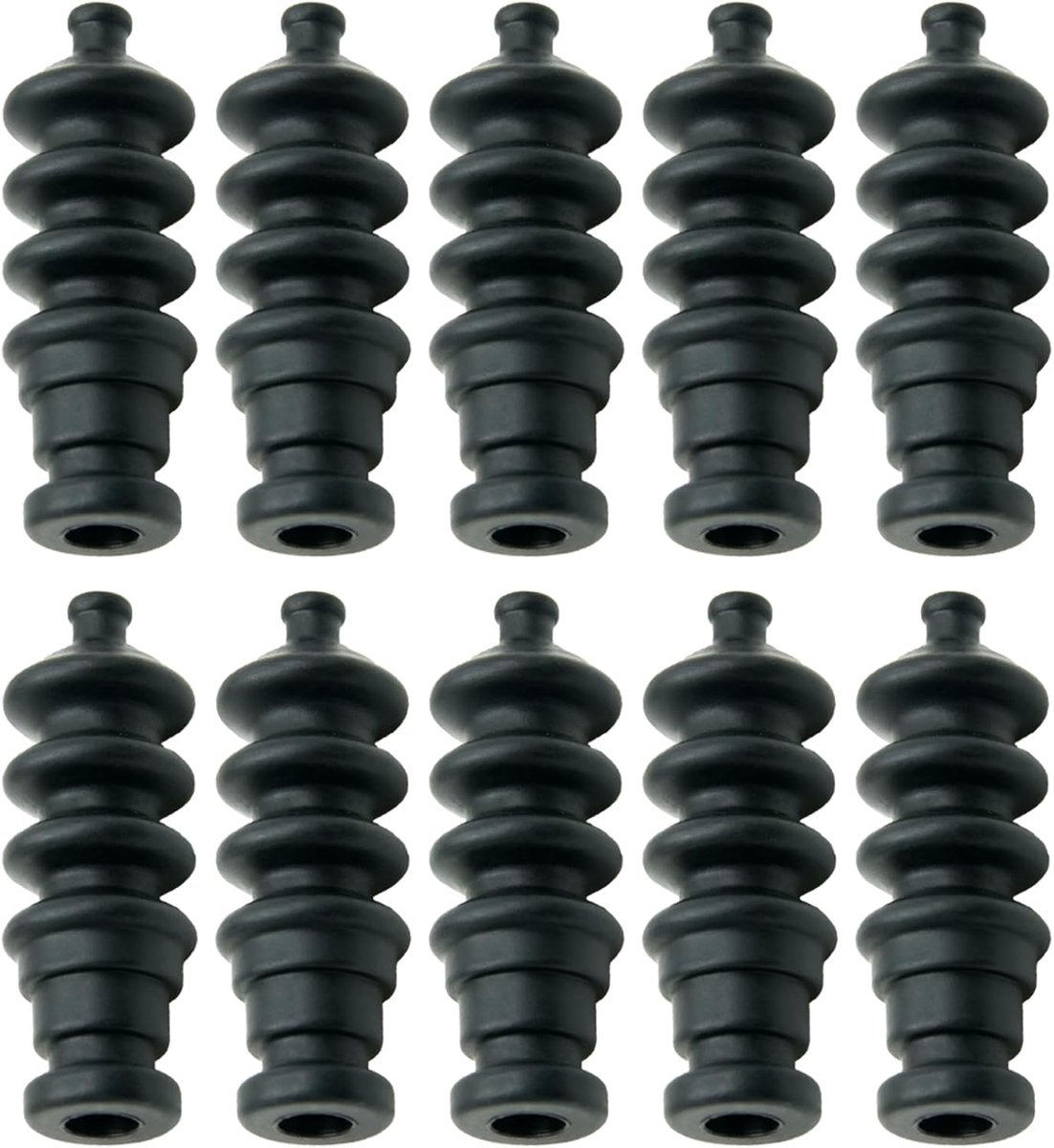 10 stuks L37 mm rubberen vouwbalg radio box afdichtingen voor RC model boot servo duwstang rod seal waterdichte disselonderdelen (10 stuks)