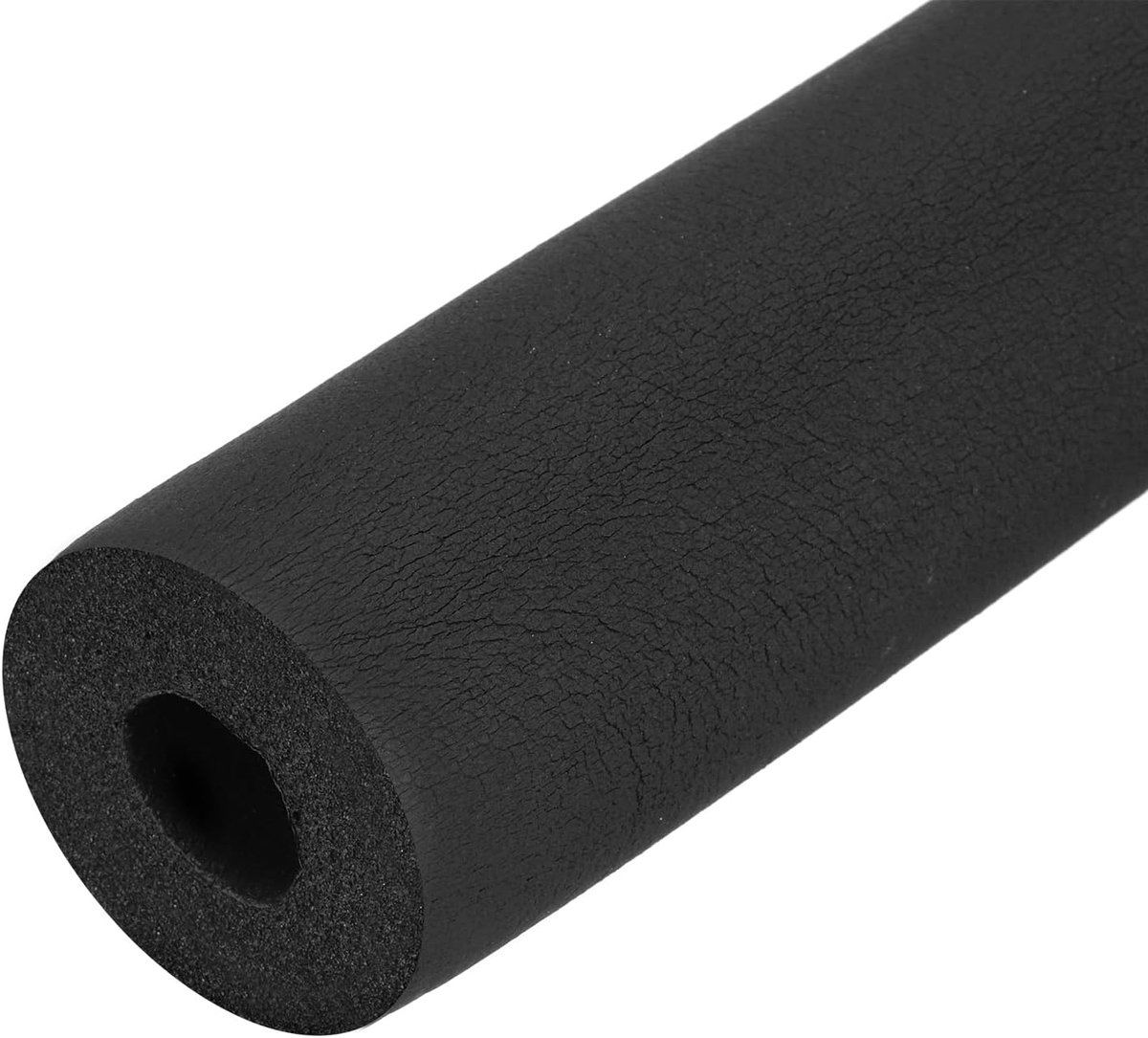 Isolatieslang van schuim voor gripsteun, isolatie van buizen, buitenbuis, 25 mm (1 inch) ID 46 mm OD 1 m, zwart