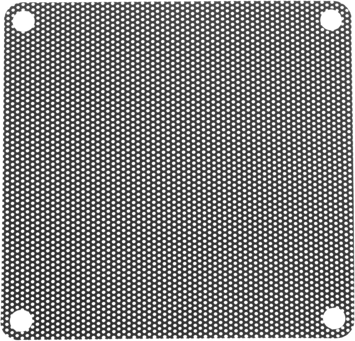 10 stuks pc-stoffilters, 80 x 80 mm, pvc, computerbehuizing, koeler, stofbeschermingsrooster, ventilatorrooster voor computerbehuizing, luidspreker, zwart
