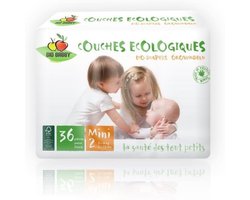 Luiers 3/6 kg - 36 eco-vriendelijke luiers - zacht en absorberend - ideaal voor jouw baby - SnelShoppen
