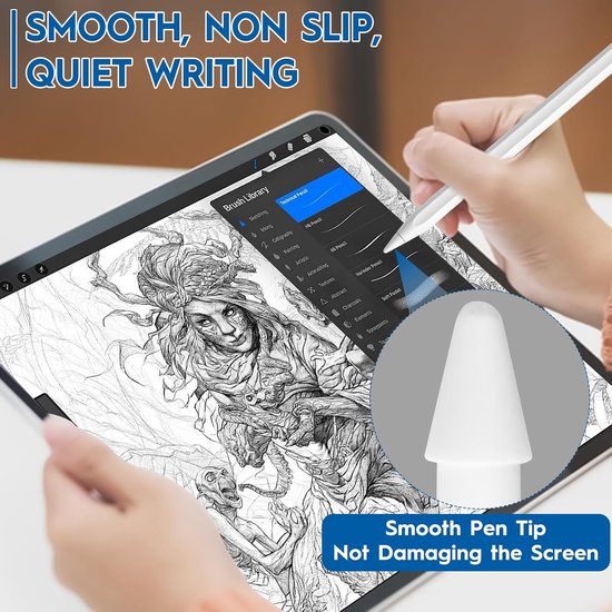 4 stuks reservepunten compatibel met Xiaomi Pad 6 11 inch stylus tip, reserve tip, touch tips nibs, stylus tip compatibel, voor Xiaomi Pad 6 11 inch stylus tip, controle, schermvriendelijk — afbeelding 2
