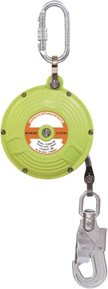 Valstopper 6 m - valbeveiliging - staal connector - veilig werken op hoogte - SnelShoppen