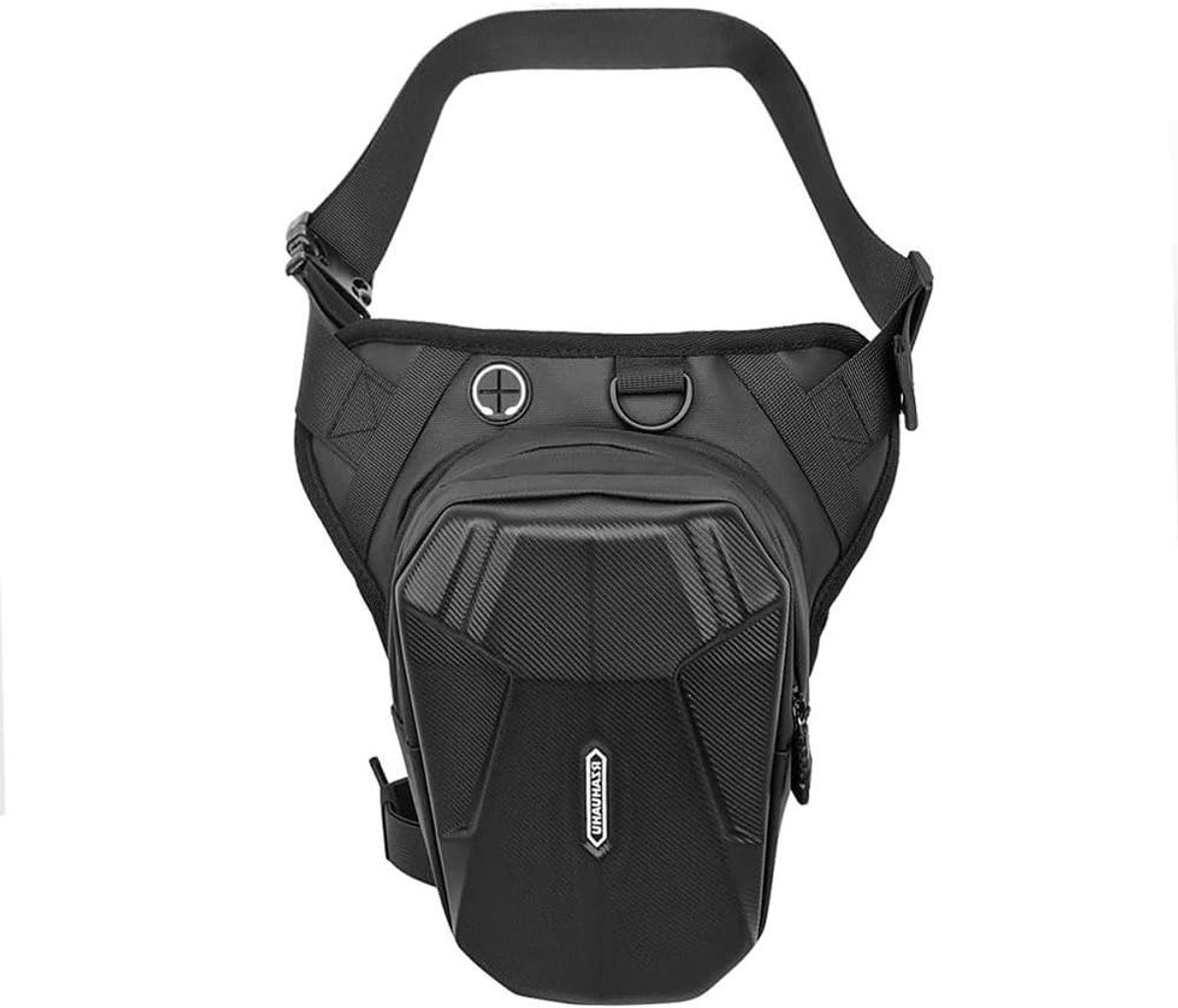 Motorfiets Been Tas - Motor Heuptas - Outdoor Rijden - Waterdicht Synthetisch Fiber - 28x25x15 cm - Zwart