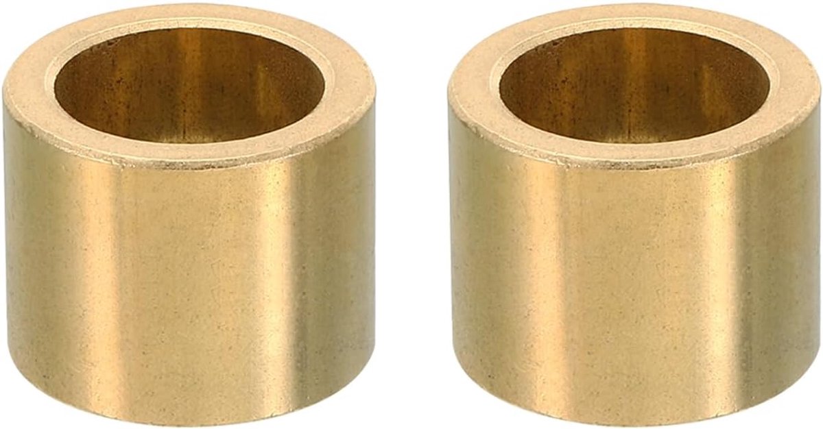 M18 messing afstandhouders, 2 stuks metalen afstandhouder messing 18 mm ID x 25 mm OD x 20 mm L messing afstandhouders schroef afstandhouder voor 5/7 inch of M18 schroef