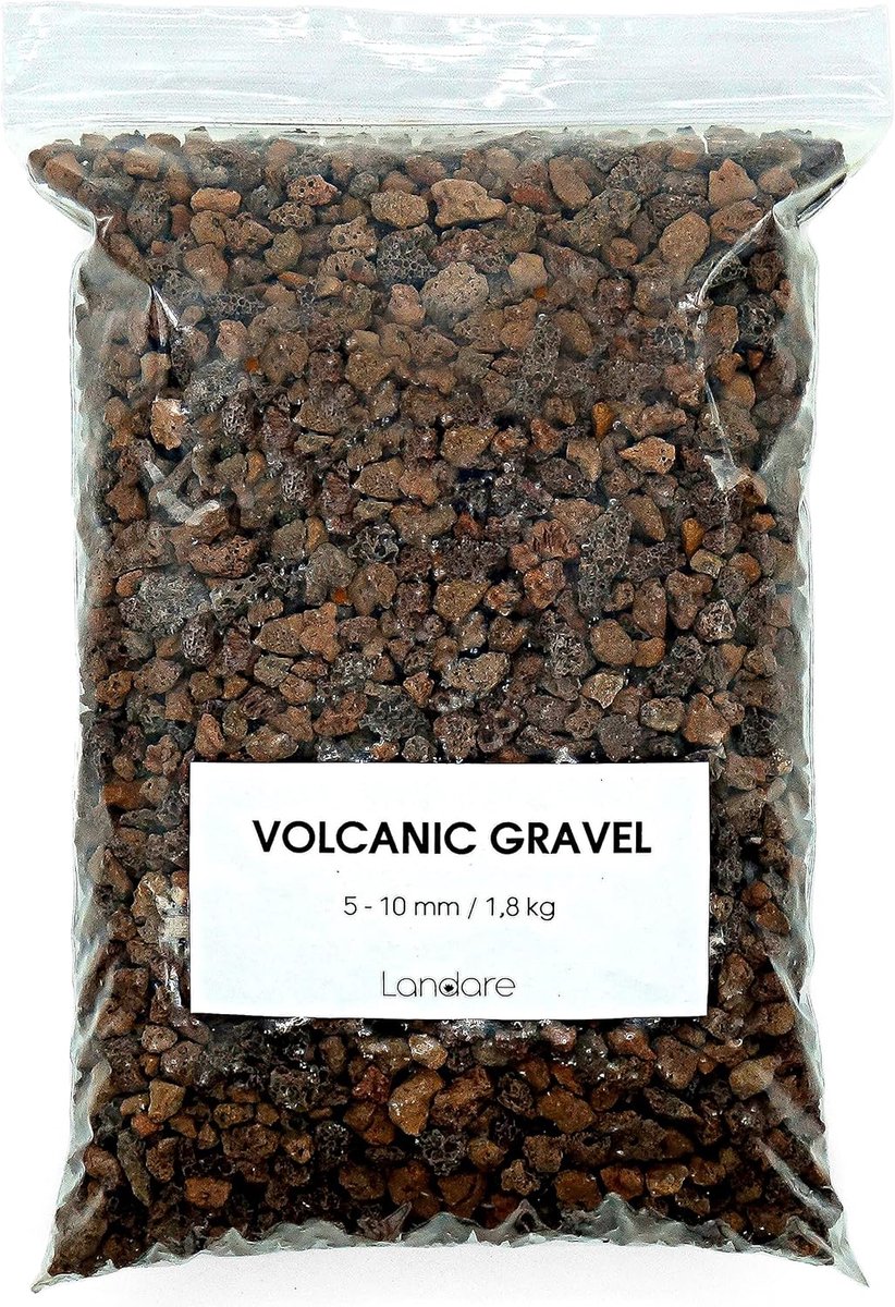 Decoratieve stenen 4 lbs - Vulkanisch grind - Aquarium en bloempot stenen - Natuurlijke uitstraling - SnelShoppen