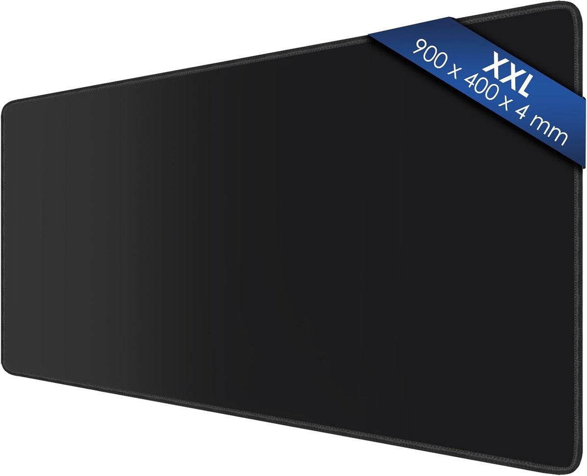 Gaming muismat XXL 900 x 400 x 4 mm - antislip - waterdicht - ideale gaming ervaring - SnelShoppen