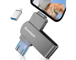 Pendrive voor telefoon 512 GB - Mini Photo Stick - USB 3.0 hoge snelheid - Geen app nodig - ShopVlot