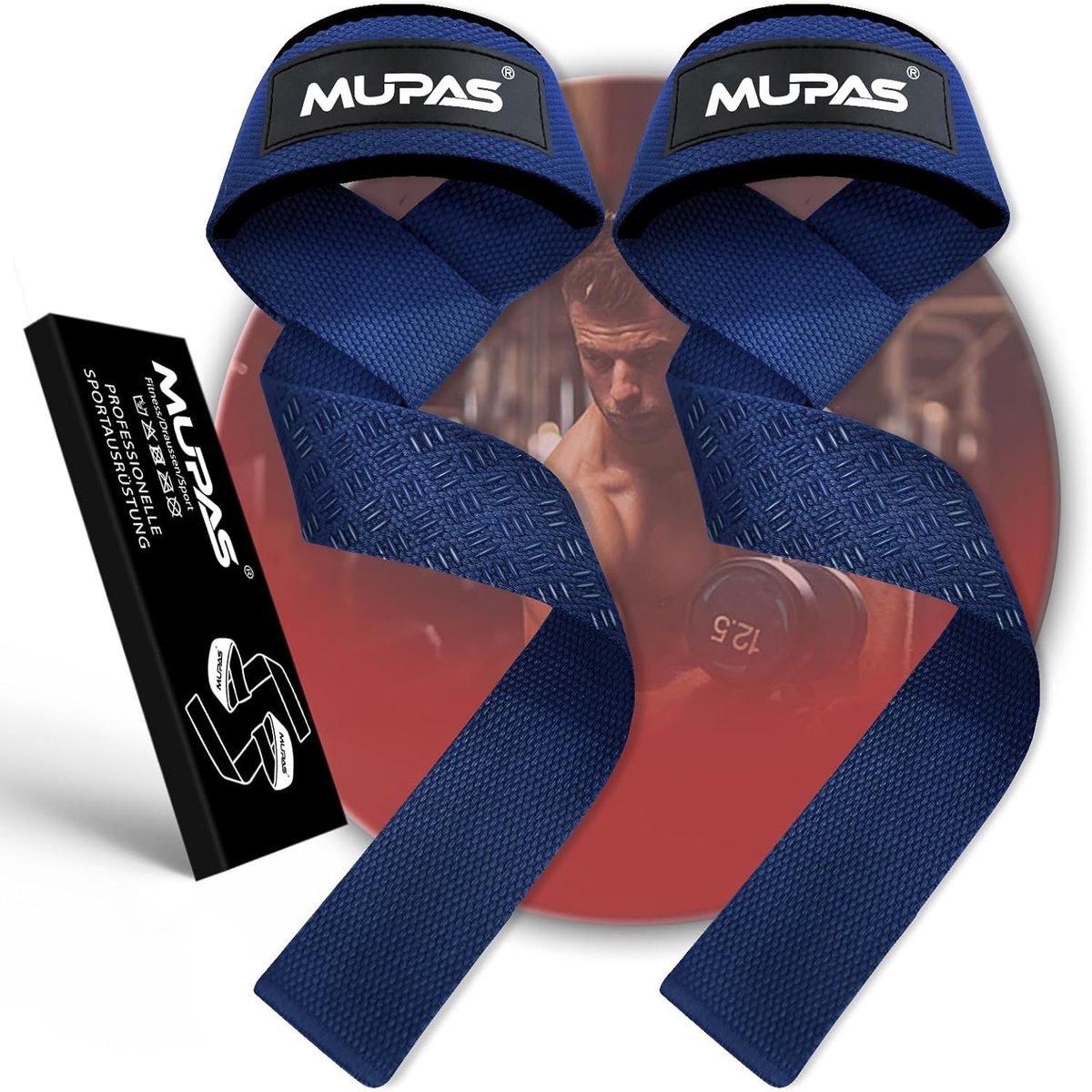 Hulpmiddelen voor krachttraining - 58,5 cm - gevoerd - antislip siliconen - verminder gripvermoeidheid - SnelShoppen