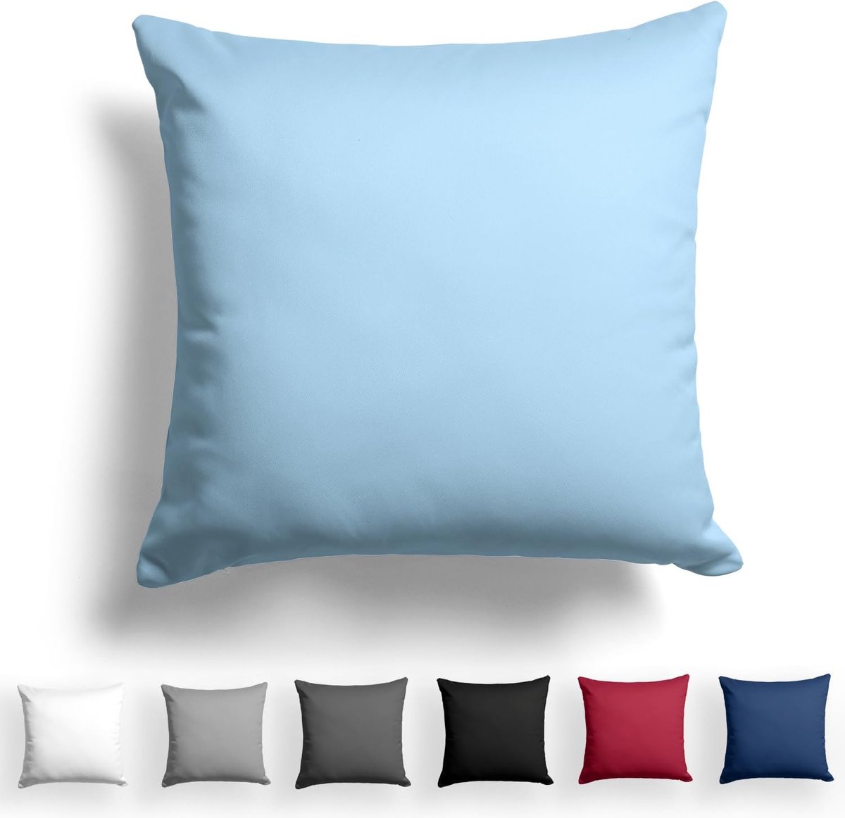 Kussensloop 80x80 cm - Mako Satin - Hypoallergene Kussensloop - Perfect voor Jaarround Gebruik - SnelShoppen
