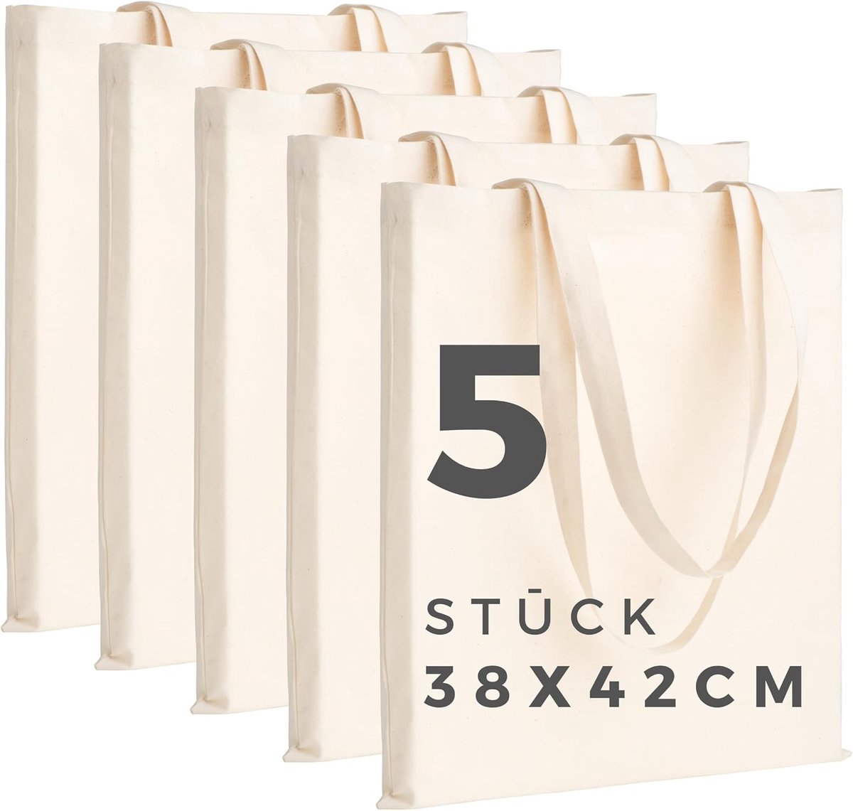 Jute tas 38 x 42 cm - grijs - herbruikbaar - ideaal voor boodschappen - SnelShoppen