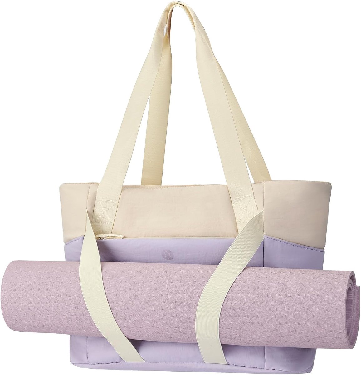 Reistas met rits - Gevoerd - Inclusief schouderband - Ideaal voor yoga en sport - SnelShoppen
