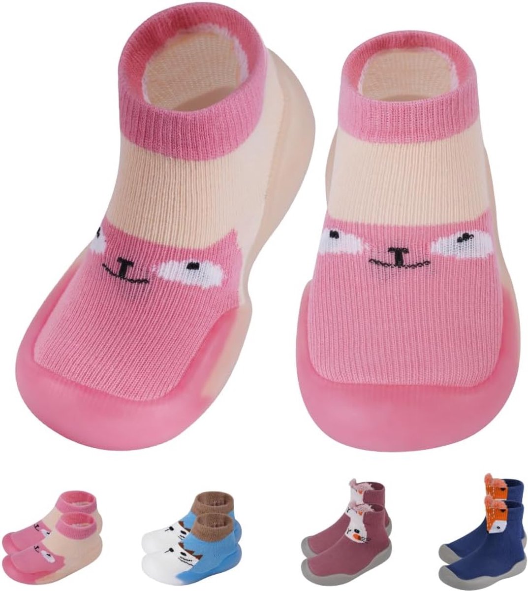 Baby schoenen 6-24 maanden - non-slip rubberen zool - cartoon ontwerp - ideaal voor actieve peuters - SnelShoppen